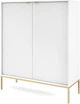 Комод високий Frisco Nova 1040х1250х390 мм Білий / Золото (42244-K104) - зображення 1