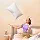 Подушка NORDIC COMFORT+ ТМ IDEIA 50х70 см на молнии серый перламутровый - изображение 9
