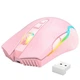 Беспроводная игровая мышь ONIKUMA Gaming CW905 RGB Розовый - изображение 2