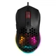 Игровая проводная компьютерная мышь XTRIKE ME GM-316 Wired mouse 800-7200 DPI RGB подсветка Черный - изображение 8