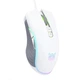 Игровая компьютерная мышь проводная ONIKUMA CW908 RGB с подсветкой White - изображение 5