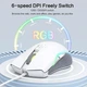 Игровая компьютерная мышь проводная ONIKUMA CW908 RGB с подсветкой White - изображение 7