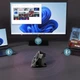 Бездротова вертикальна комп'ютерна миша з Bluetooth 5.0 для 3 пристроїв одночасно, 9 кнопок, чорна (88053882) - зображення 3