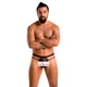 Чоловіча еротична білизна прозорі трусики 029 THONG COLLIN Чорний L/XL - Passion ( SO7558 ) - зображення 3