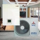 Тепловий насос Mitsubishi Heavy HeatGuard 80NX (HPM 45-80/HPC80VNX) повітря-вода на 9 кВт 220В, площа обігріву до 100 м² - зображення 1