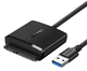 Адаптер Ugreen CM257 USB 3.0 A To 3.5''/2.5" SATA Adapter Cable Black (UGR-60561) - зображення 1