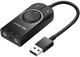Звуковая карта внешняя Ugreen CM129 USB Sound Card Черная (90403478) - изображение 1