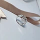 Серебряное кольцо с подвеской Сердце без камней 19 размер серебро 925 пробы Родированное 10033р 2.90г - изображение 6