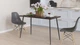 Стол кухонный Марсель 40 Ferrum-decor 75x120x70 Черный металл ДСП Венге Магия 16 мм (MAR4010) - изображение 1
