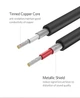 Кабель переходник для аудио UGREEN AV104 2RCA Male to 2RCA Male Cable 200cm Black - изображение 8