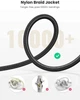 Аудио-кабель UGREEN AV112 3.5mm Male to 3.5mm Male Cable Gold Plated Metal Case with Braid 1m Black (UGR-50361) - изображение 7