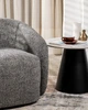 Крісло поворотне м'яке Vetro Mebel Тіно Сіре (Armchair-swivel-tino-grey) - зображення 11