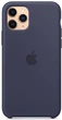 Чехол силиконовый противоударный Silicone Case для Apple Iphone 11 Pro (5.8) Midnight Blue - изображение 3