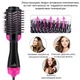Фен-Щетка One Step Hot Air Brush 3 В 1 Расческа Стайлер Для Укладки Волос, Выпрямитель - изображение 3