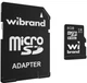 microSDHC Wibrand 8Gb class 10 (adapter SD) - изображение 1