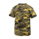 Футболка армейская камуфляжная тактическая ROTHCO USA Stinger Yellow Camo 2XL - изображение 3