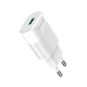 Мережевий зарядний пристрій Grand-X CH-17WL (1xUSB 2.1А) White + кабель Lightning - зображення 2
