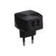 Мережевий зарядний пристрій Remax RP-U215i 2.4A 2 USB плюс кабель Lightning 220V EU чорний - изображение 6