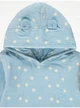 Халат-полотенце в горох голубого цвета George 86-92см (400098283) - изображение 2