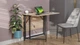 Стол трансформер книжка Вуди Ferrum-decor 75x130x90 Черный металл ДСП Дуб Сан-Марино 16 мм (VOODY3005) - изображение 7
