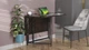 Стол трансформер книжка Вуди Ferrum-decor 75x130x90 Черный металл ДСП Венге Магия 16 мм (VOODY3002) - изображение 13