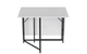 Стол трансформер книжка Вуди Ferrum-decor 75x130x90 Черный металл ДСП Белый 16 мм (VOODY3006) - изображение 3