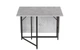 Стол трансформер книжка Вуди Ferrum-decor 75x130x90 Черный металл ДСП Бетон 16 мм (VOODY3000) - изображение 11