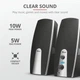 Колонки для ПК Trust MiLa 2.0 Speaker Set BLACK/WHITE - изображение 3