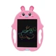 Дитячий графічний планшет для малювання Animals Writing Tablet LCD зі стилусом рожевий - зображення 1