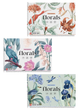 Набір альбомів для малювання 3 шт. Florals. (ВД+УФ-лак). Альбом Школярик 40 арк. А4 PB-SC-040-567 4820006472047 - изображение 1