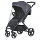 Дитяча прогулянкова коляска EL CAMINO DYNAMIC PRO ME 1053-3 Charcoal , коляска-книжка всесезонна графіт - зображення 2