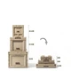 Контейнер складний Storage Box 80л Mobi Garden NX21671009 khaki - зображення 3