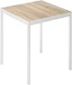Обеденный стол Art in Head Brevity Loft mini 670х750х670 мм Дуб сонома/Белый металл (TB03130000010) - изображение 1