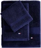 Набор 3 хлопковых полотенца Tommy Hilfiger для ванной 76x138 см + 39x68 см + 33x33 см Modern American Индиго (1159810739) - изображение 1