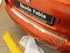 Накладка на бампер Skoda Fabia II 5D 2007- без загиба NataNiko B-SK01 - изображение 1