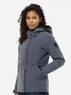 Куртка демисезонная с капюшоном женская Jack Wolfskin Snowy Park JKT W 1116051_1010 M Синяя (4064993909661) - изображение 1