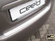 Накладка на бампер KIA Ceed I 5D 2006- без загиба NataNiko B-KI01 - изображение 1