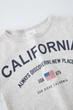 Футболка лонгслив VARSITY с круглым воротником и длинными рукавами с вышивкой California 8-9 лет 130 см серая (050977_1) - изображение 3