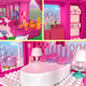 Zestaw konstrukcyjny Mega Barbie The Movie DreamHouse 1795 szt (0194735158966) - obraz 4