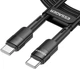 Кабель ESSAGER USB Cable Type C to Type C 2метри 60W Black - изображение 2