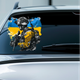 Наклейка на автомобіль: Український солдат, 30*30 см, кузов - зображення 8