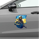 Наклейка на автомобіль: Український солдат, 30*30 см - зображення 4