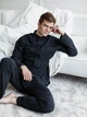 Пижама мужская из вареного хлопка Black XL - изображение 1