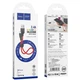Кабель Hoco USB - Lightning короткий 0,25м 2.4A силікон X21 Plus Red (X21_025_Red) - зображення 5