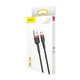 Кабель Baseus USB - Micro-USB 1м 2.4A двобічний мікро Cafule Black/Red (CAMKLF-B91) - зображення 7
