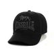 Молодежная кепка с вышивкой Лонсдейл (Lonsdale) One-size 56-59 см Черный с серым - изображение 1