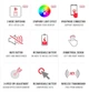 Бездротова комп'ютерна миша bluetooth + 2.4G Wireless Mouse RGB на акумуляторі silver - изображение 5