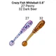 Силиконовая приманка Crazy Fish Whitebait 0.8" 16-20-27/32-1 анис,16-20-27/32-1 - изображение 3