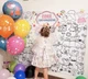 Мега раскраска именная фотозона банер на День рождения Свинка Пепа Pig Peppa 120 х150 см - изображение 3
