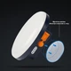 Кемпинговый/аварийный перезаряжаемый фонарь MOSLIGHTING MOS-13-Blue-Y с магнитным креплением, USB Type-C, синий, цвет свечения теплый желтый - изображение 3
